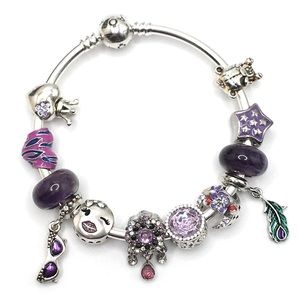 Authentic Pandora Bracelet With Mix Silver 925 charms plus x1 Pandora Charm